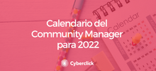 Calendario Community manager 2022