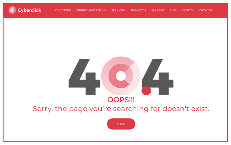 Que es el error 404