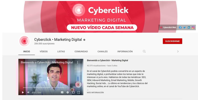 YouTube - Cyberclick