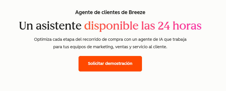 agente de clientes breeze