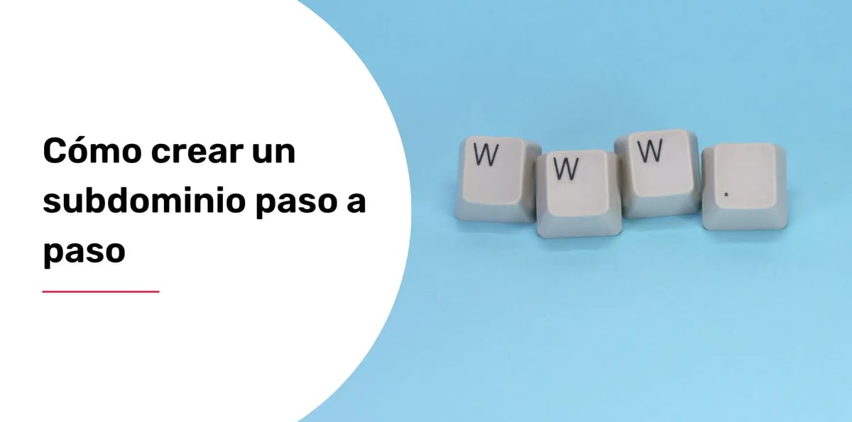 como crear un subdominio