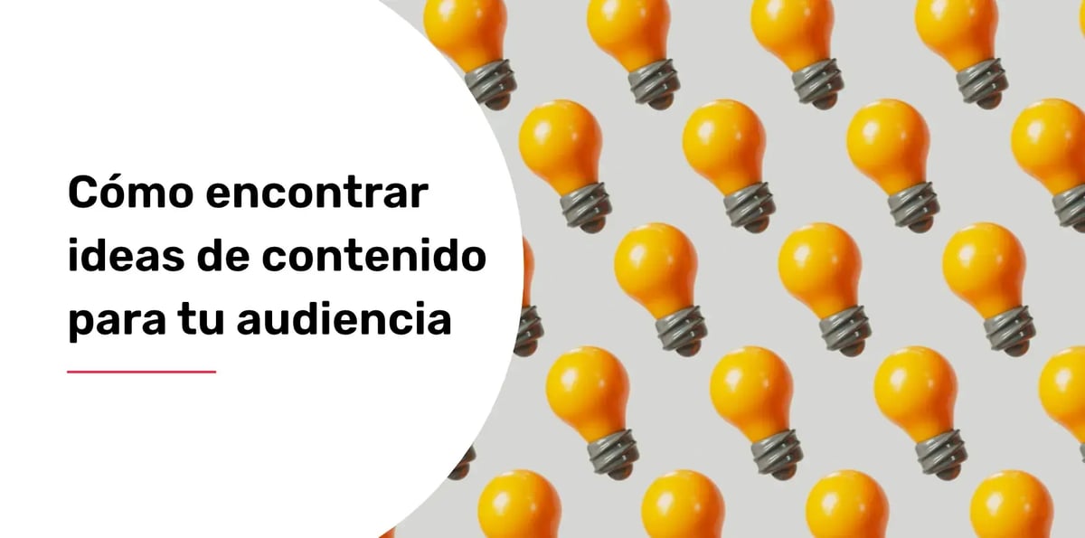 ideas de contenido