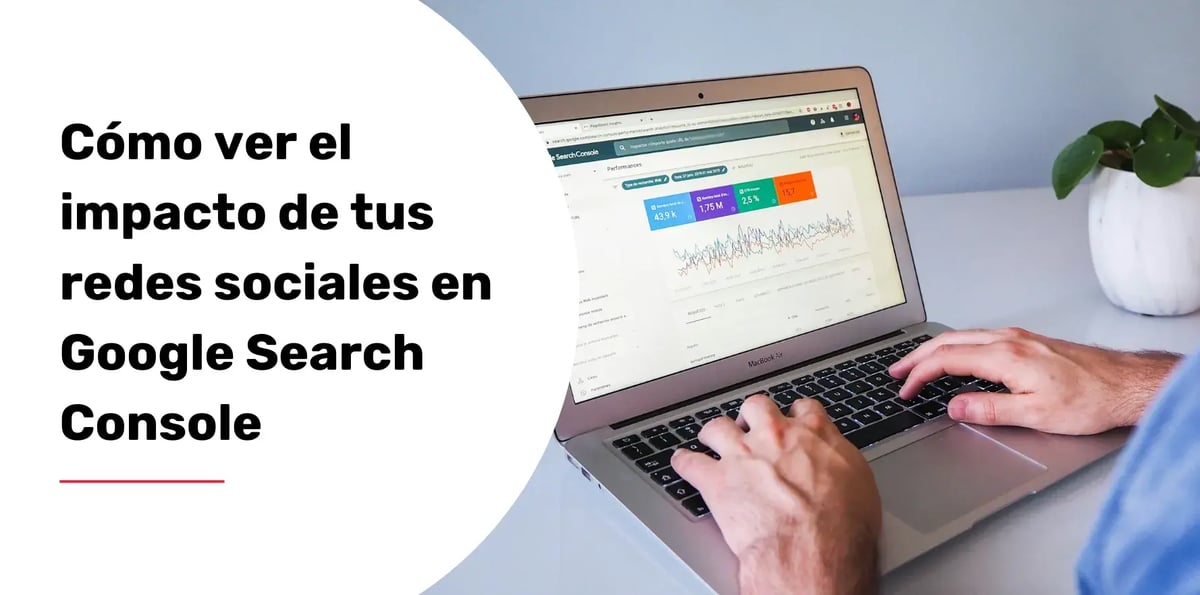 redes sociales en google search console