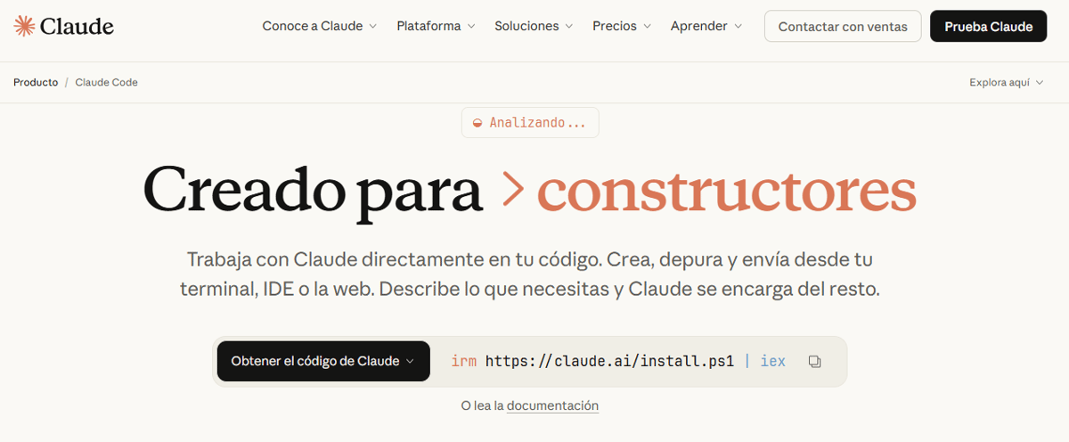 claude code generacion codigo ia