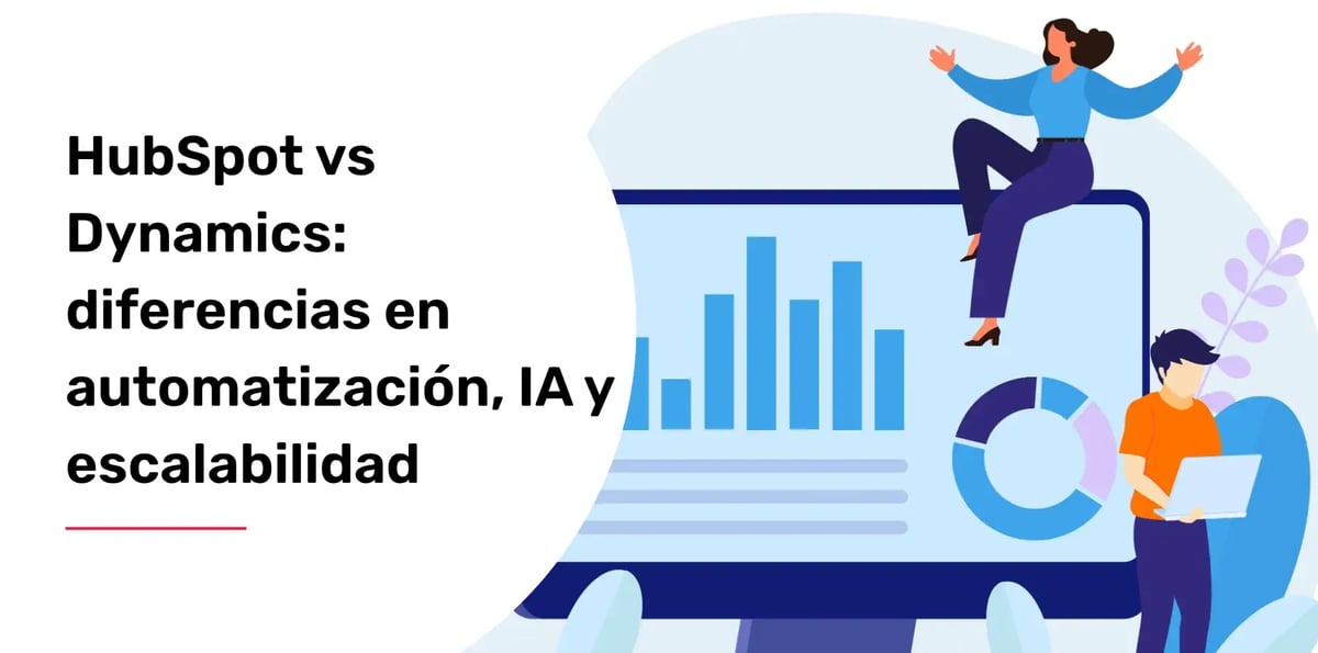 HubSpot vs Dynamics: diferencias en automatización, IA y escalabilidad