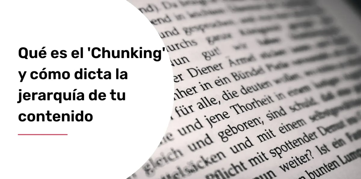 chunking que es