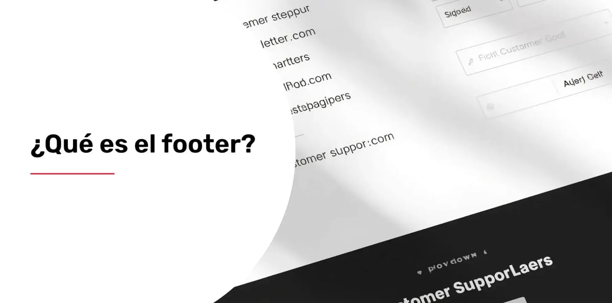 que es el footer