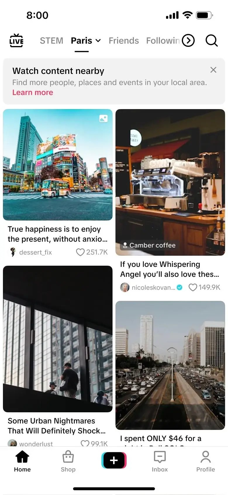 tiktok nearby marketing local