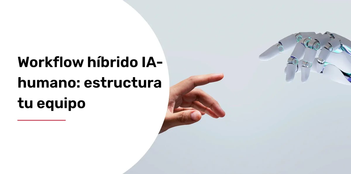 workflow hibrido ia humano