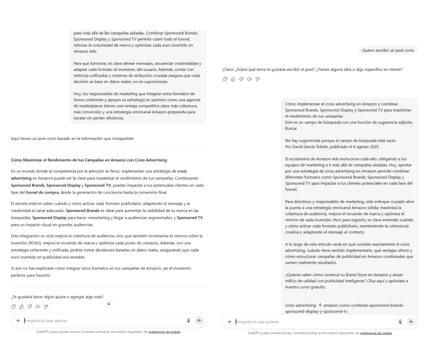 Asistente en copywriting