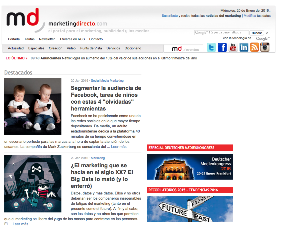 Marketing News Marketing Directo