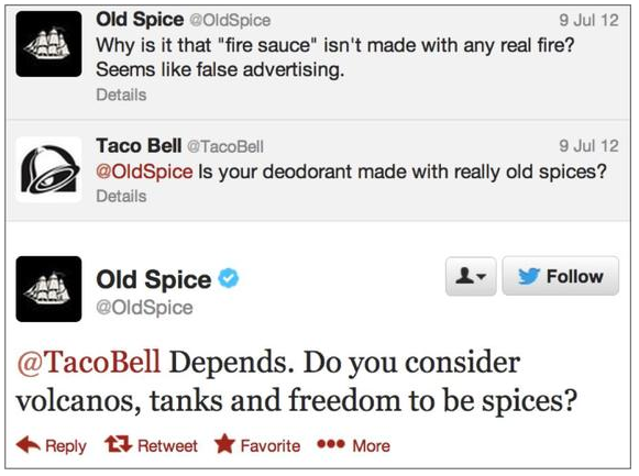 Los 8 mejores tweets de marcas de todos los tiempos Old Spice Taco Bell