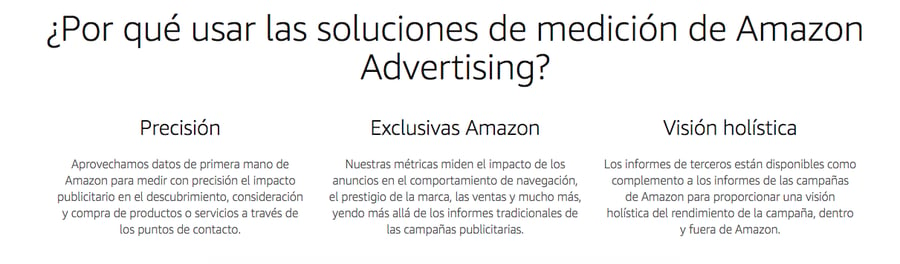 Amazon Advertising - Herramientas de medición