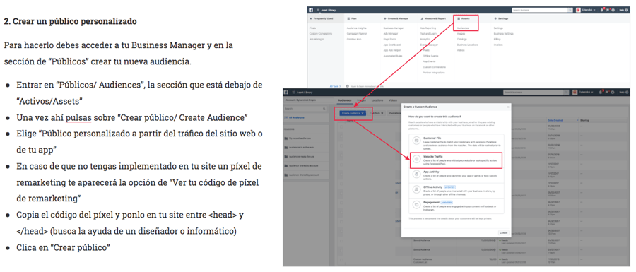 How to remarketing on facebook and instagram