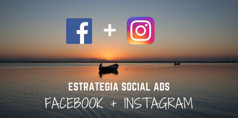 Estrategia de marketing online combinada Facebook Instagram