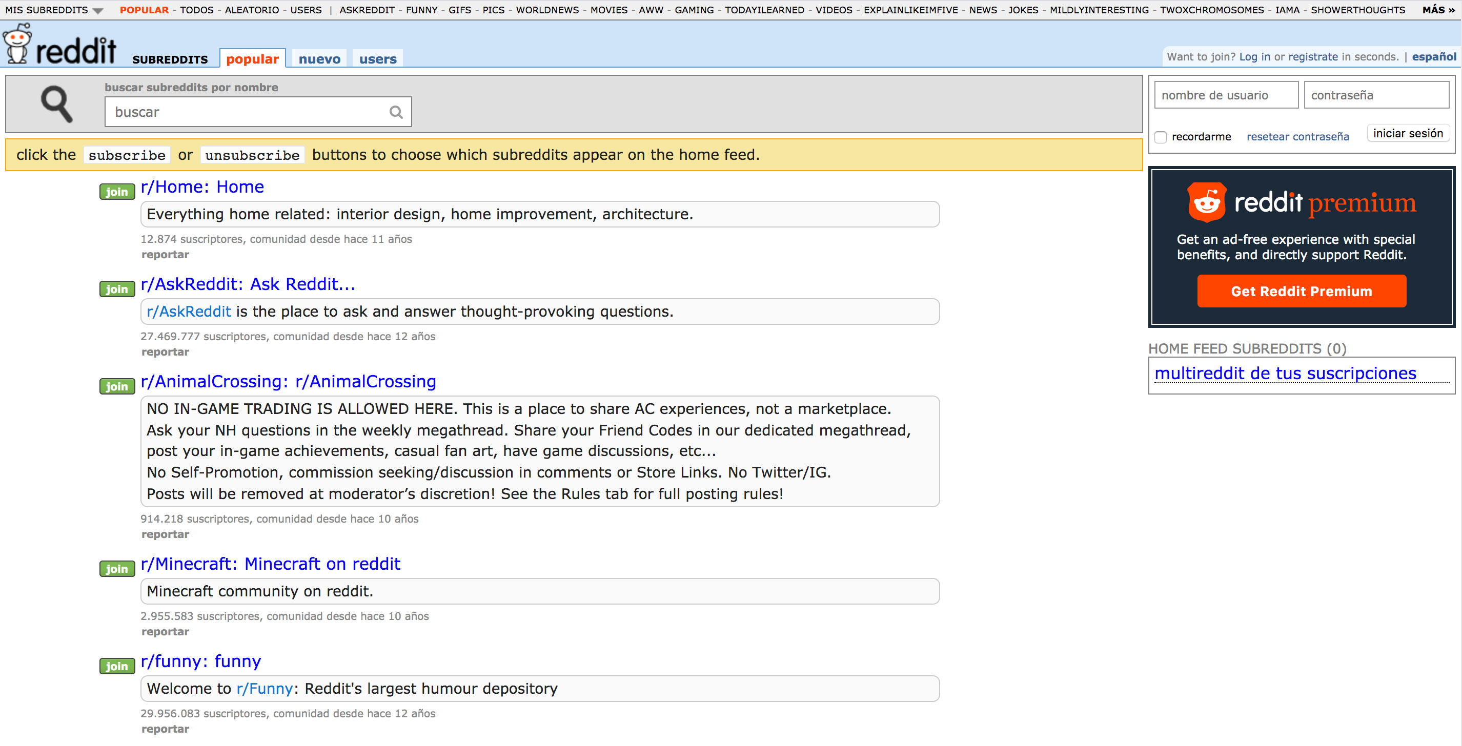 reditr subreddits by name