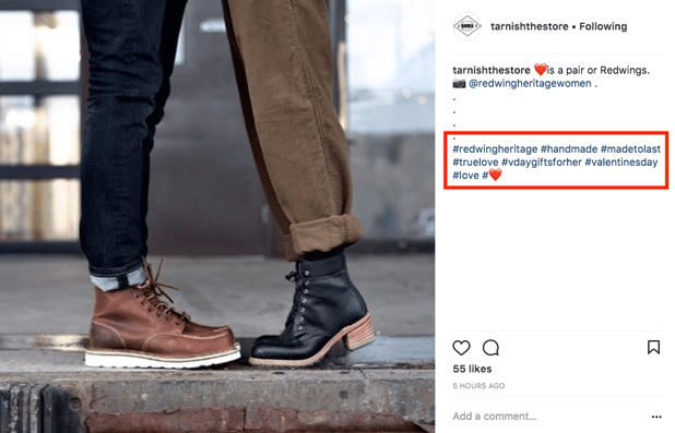 ejemplos de hashtags en instagram - Marketing