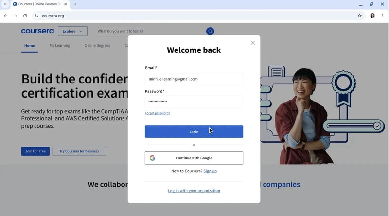 coursera-login