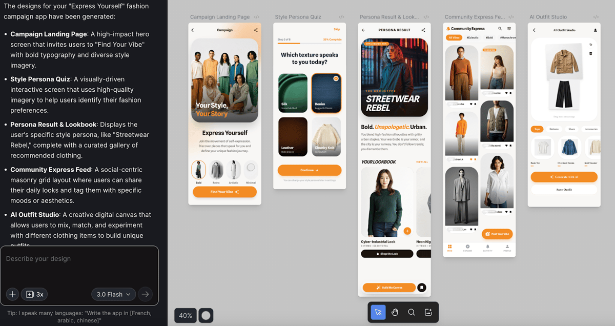 edicion stitch google