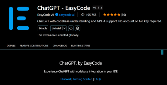 ChatGPT - EasyCode