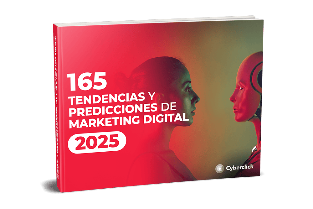 Mockup Ebook Tendencias Marketing 2025