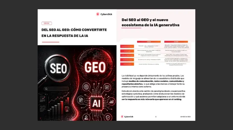 Del SEO al GEO: cómo convertirte en la respuesta de la IA
