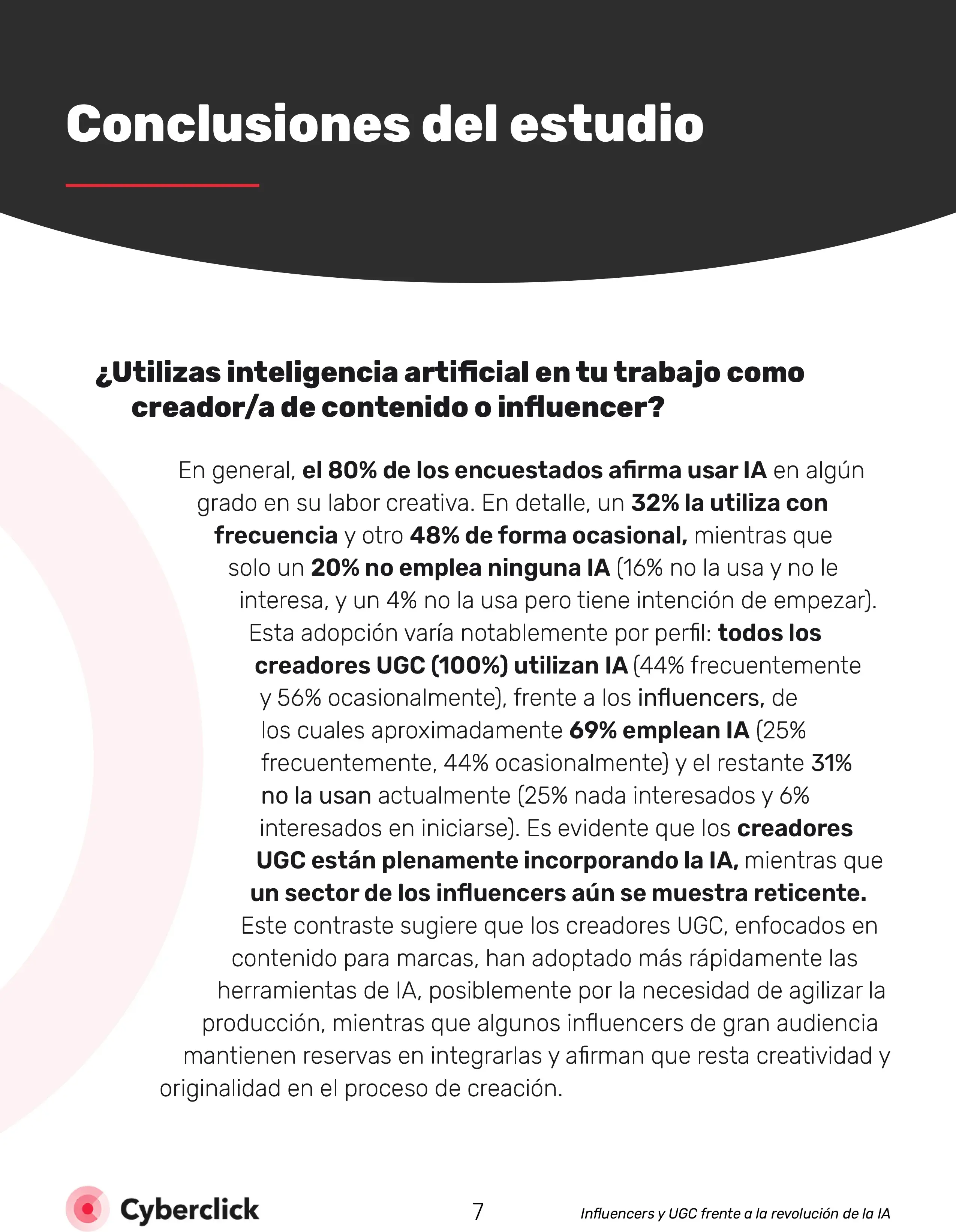 Estudio Influencers y IA 2025