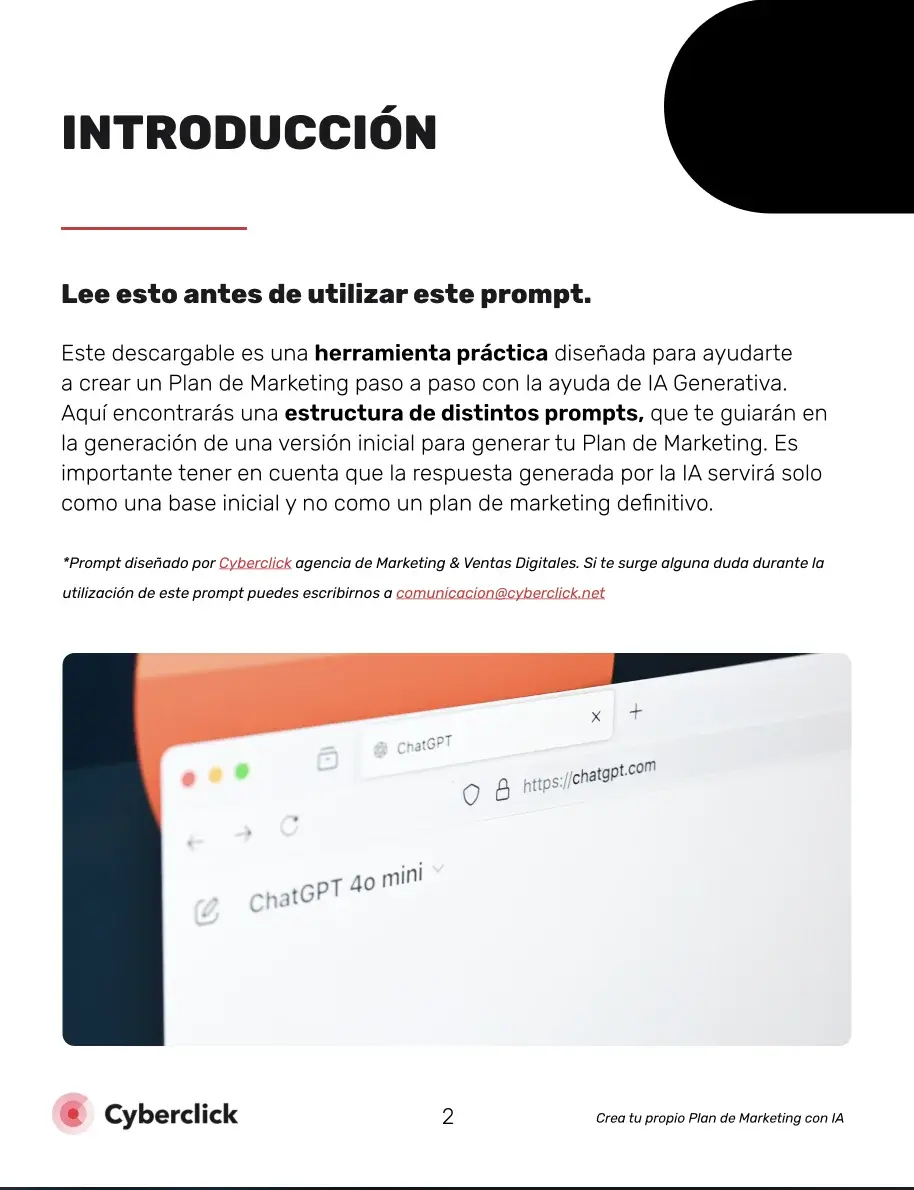 Prompt Plan de Marketing