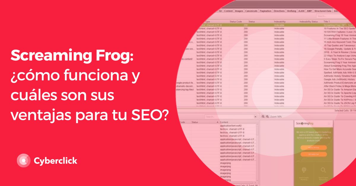 Screaming Frog como funciona y cuales son sus ventajas para tu SEO