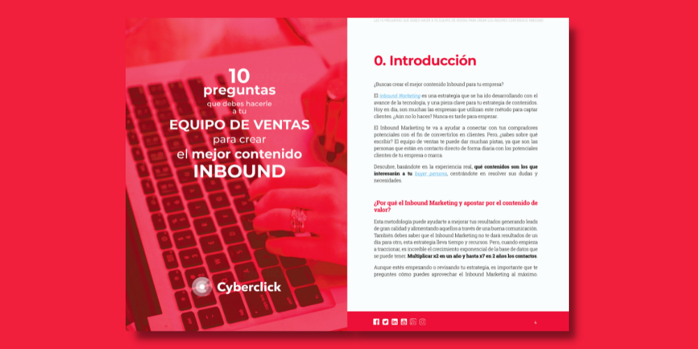 Las 10 preguntas que debes hacer a tu equipo de ventas para crear contenido Inbound