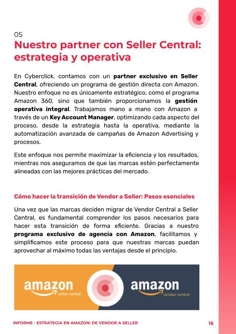 Partner Seller Central Cyberclick y Amazon