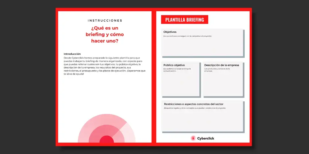 Pack para crear tu Briefing de empresa
